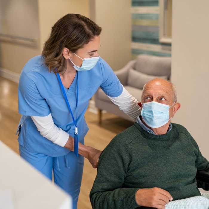 nurse and patient