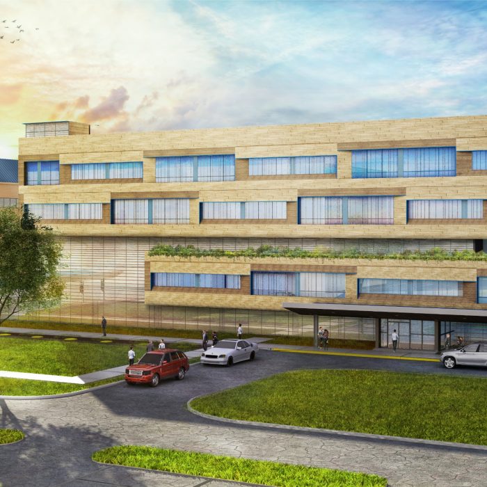 photo rendering of new building