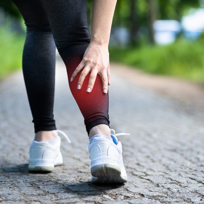 Calf Injury And Cramp Pain