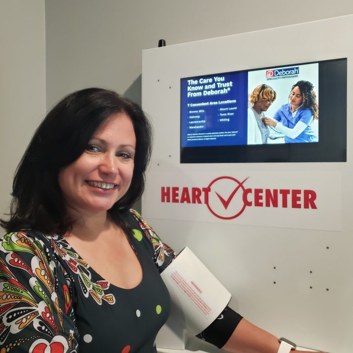 Heart check kiosk