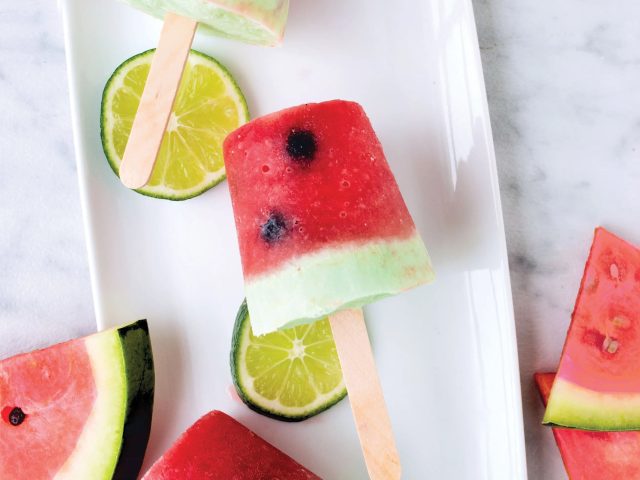 Watermelon Ice Pops