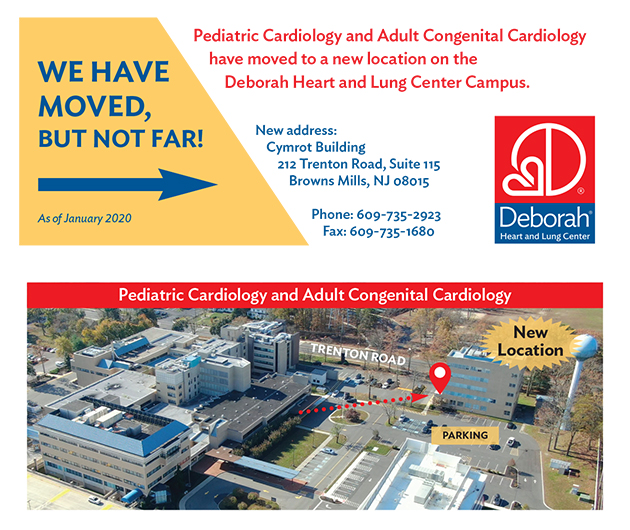 Pediatric Cardiology Department Relocates