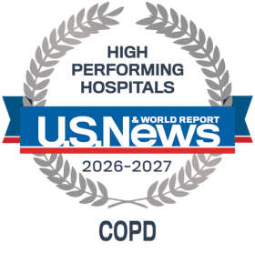 US News World Report 2026-2027 High Performing Hospitals COPD